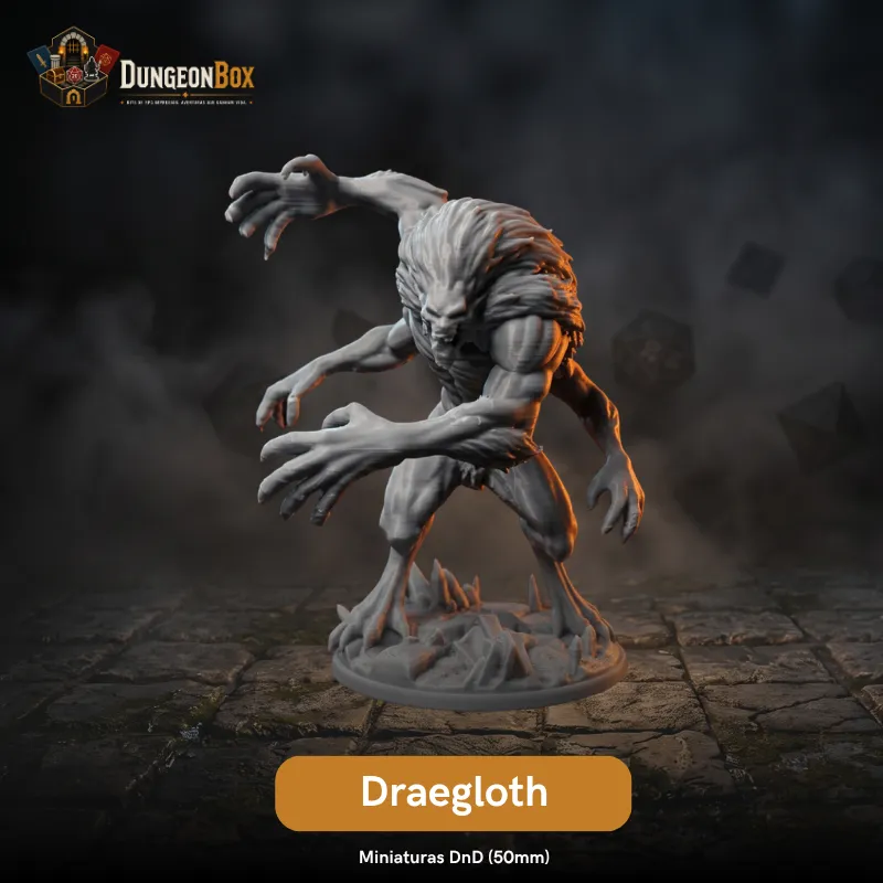 Draegloth: O Terror do Subterrâneo (RPG 50mm) - DungeonBox